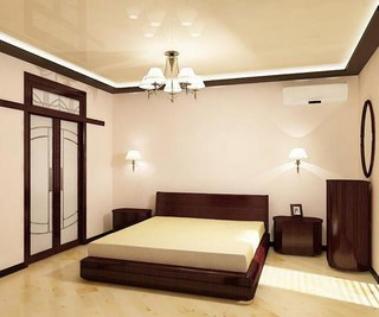 Контрастный кант на потолке